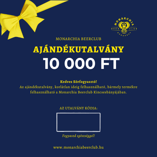 sör ajándékutalvány